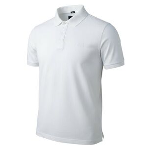 🧊 ARMANI‎ JEANS Men’s White Polo Shirt 👕 Size L | Clean AF | Logo Embroidered